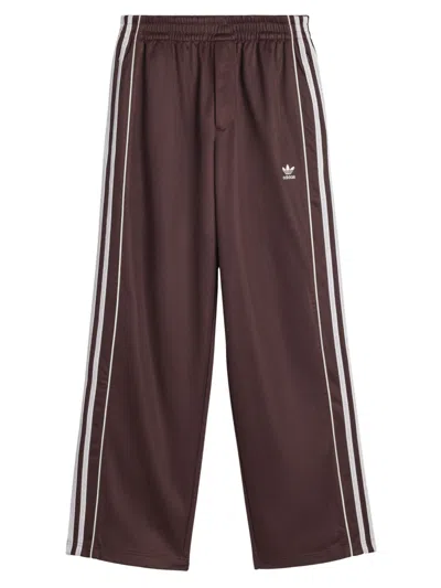 Adidas Originals Adidas X Wales Bonner Regular Fit Stripe Track Pants In Brown