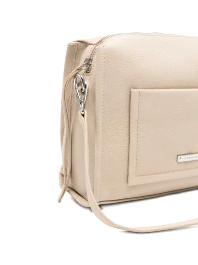 Cromia Leather Cross Body Bag In Neutral