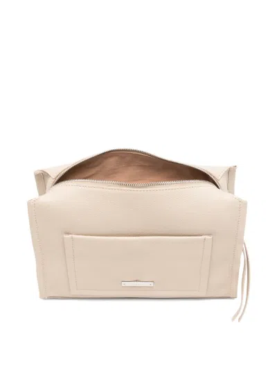 Cromia Leather Cross Body Bag In Neutral
