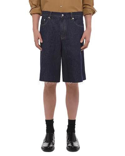 Helmut Lang Jean Short In Rinsed Indigo