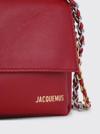 Jacquemus Multicolor Lamb Ovis Aries Aries Shoulder Bag In Red