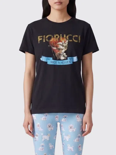 Fiorucci Graphic-print T-shirt In Black