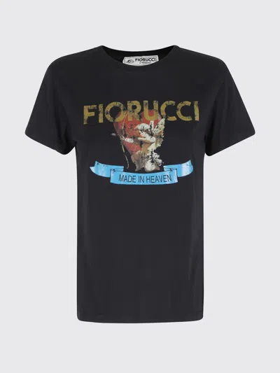Fiorucci Graphic-print T-shirt In Black