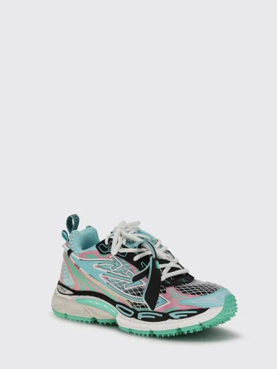 Off-white Multicolor Polyester Athletic Sneakers In Multi