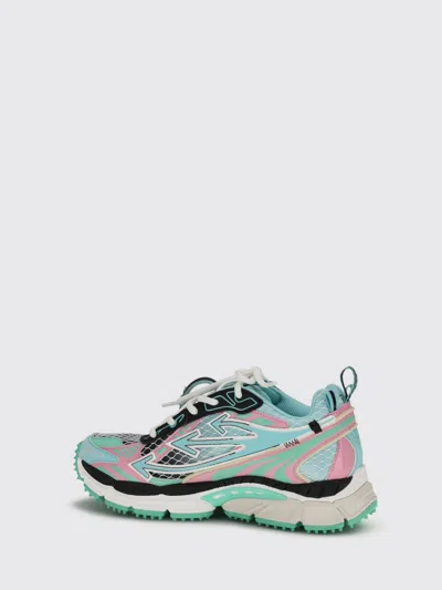 Off-white Multicolor Polyester Athletic Sneakers In Multi
