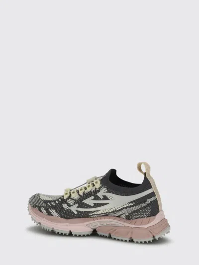 Off-white Multicolor Polyethylene Athletic Sneakers In Gray