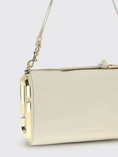Marc Jacobs Leather Shoulder Bag Adjustable Detachable Strap In Neutral