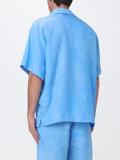 Msgm Shirt In Blue