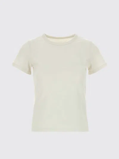 Maison Margiela Woman T-shirt Ivory Size M Cotton In Neutral