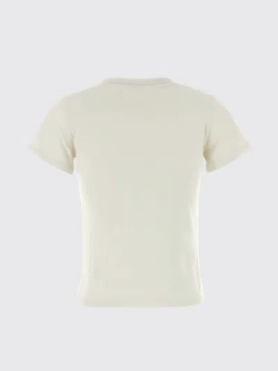 Maison Margiela Woman T-shirt Ivory Size M Cotton In Neutral