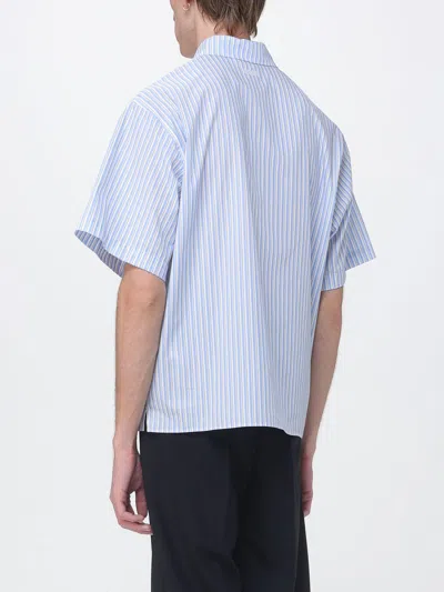 Msgm Pantalone In Cotone Con Doppio Elastico In Blue