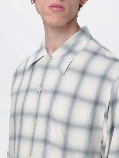 Our Legacy Off-white Drift Shirt In Blue