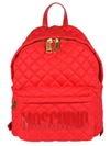 MOSCHINO Moschino Quilted Backpack,B76078201B2115