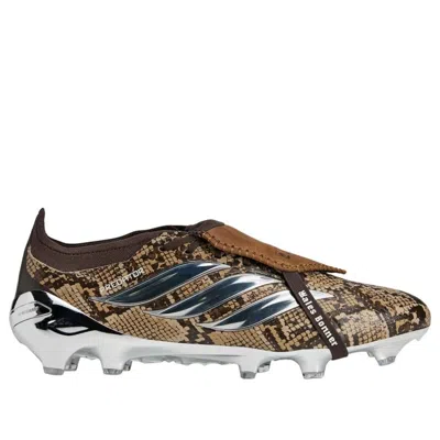 Adidas Originals X Wales Bonner Predator Elite Snakeskin-effect Sneakers In Brown