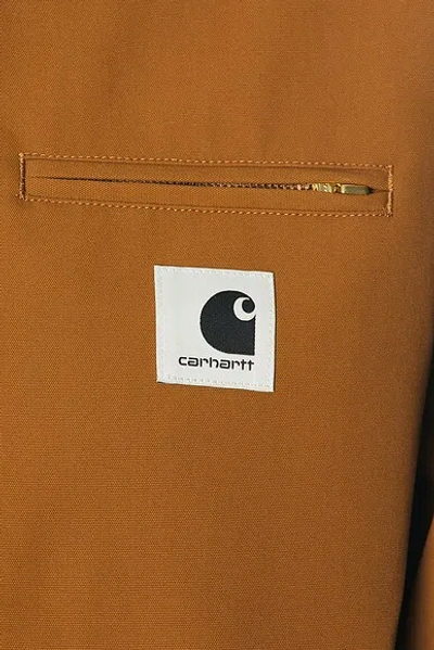 Carhartt Og Detroit Zip-up Jacket In Brown
