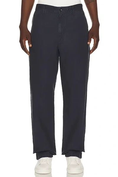 Rag & Bone Evan Elasticated Trouser In Blue