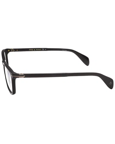 Rag & Bone Men's Rnb7016 53mm Optical Frames In Black