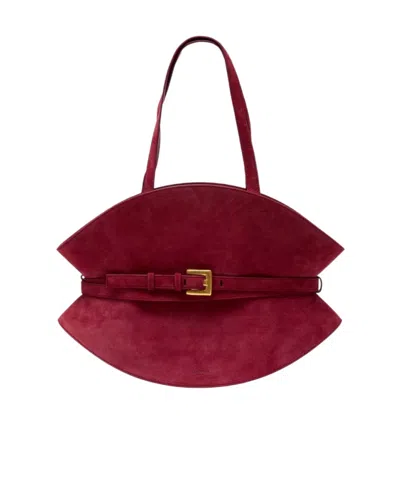 Balmain Medium Shuffle Shoulder Bag In Pink