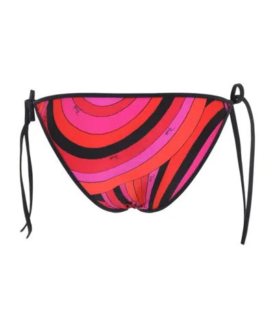 Pucci Printed Bikini Bottoms In Multi