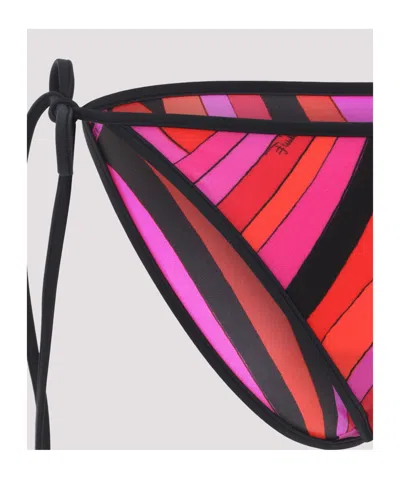 Pucci Printed Bikini Bottoms In Multi