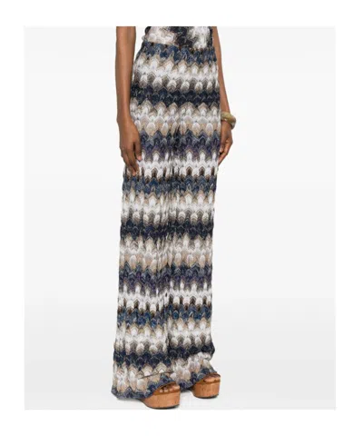 Missoni Zig Zag-pattern Trousers In Multi