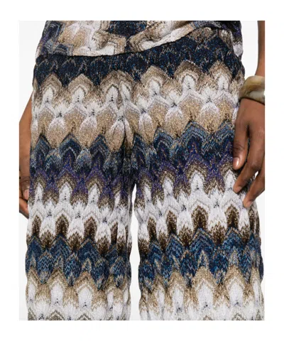 Missoni Zig Zag-pattern Trousers In Multi