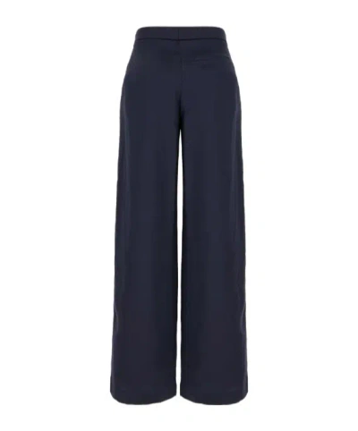 Off-white Stripe Trousers In Blue