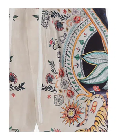 Just Cavalli Printed Drawstring Shorts In Multi