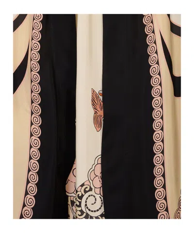 La Doublej Patterned Skirt In Black