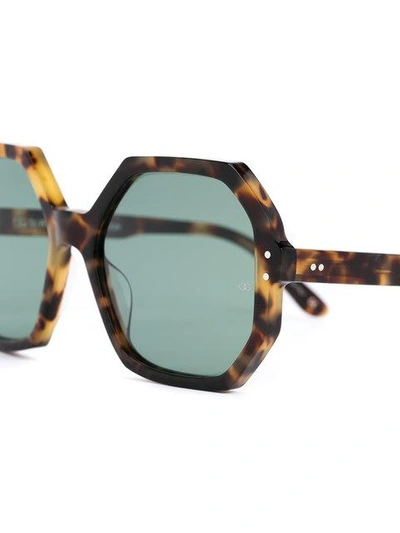 Shop Oliver Goldsmith Yaton Jaguar Sunglasses - Brown