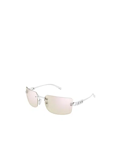 Gucci Eyewear Rectangular Frame Sunglasses In Multi