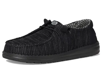 Hey Dude Wendy Stretch Sox Slipon In Black