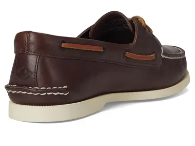 Sperry Top-sider Authentic Original Leather Mens Boat Shoes Colour: Brown, Size: 9.5