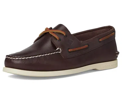 Sperry Top-sider Authentic Original Leather Mens Boat Shoes Colour: Brown, Size: 9.5