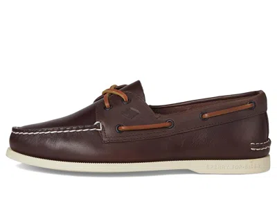 Sperry Top-sider Authentic Original Leather Mens Boat Shoes Colour: Brown, Size: 9.5