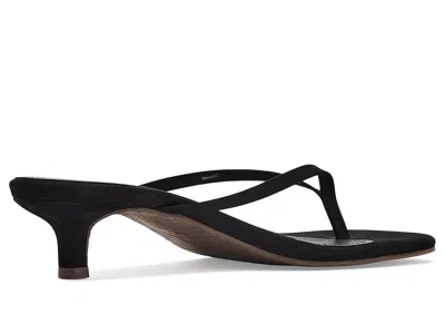 Tkees Julia Square Toe Suede Flip Flop In Black