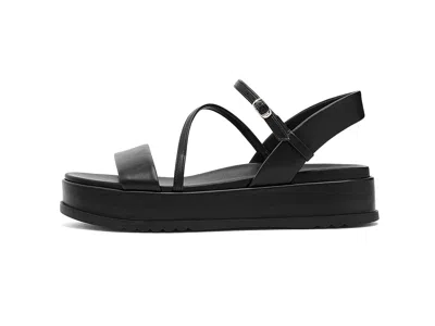 Naturalizer Zayda Platform Sandal In Black