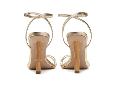 Schutz Haven Bamboo In Silver