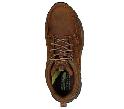 Skechers Wide Width Respected Boswell Boot In Brown
