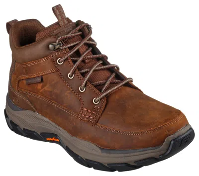 Skechers Wide Width Respected Boswell Boot In Brown