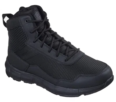 Skechers Terradraft Work Boot In Black