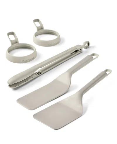 Cuisinart Nylon 5-piece Griddle Tool Set In Silver