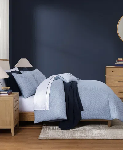 Tommy Hilfiger Trellis Flag Texture 3-pc. Comforter Set, King In Blue