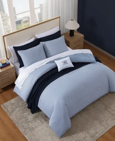 Tommy Hilfiger Trellis Flag Texture 3-pc. Comforter Set, King In Blue