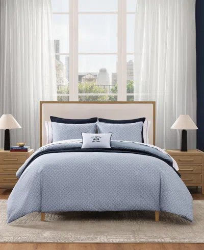 Tommy Hilfiger Trellis Flag Texture 3-pc. Comforter Set, King In Blue