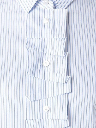 Shop Maison Margiela - Ribbed Detail Shirt