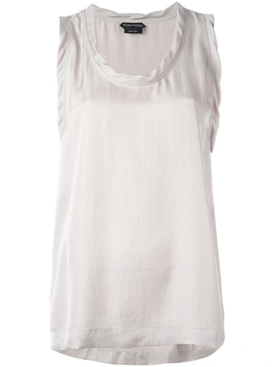 Tom Ford Flared Tank Top - Neutrals