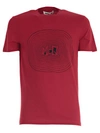 Mcq By Alexander Mcqueen Mcq Alexander Mcqueen - Printed Motif T In Dark Indigo Red