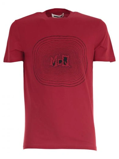 Shop Mcq By Alexander Mcqueen Mcq Alexander Mcqueen Top In Dark Indigo Red