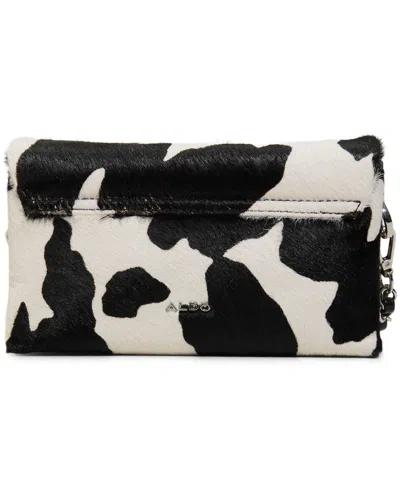 Aldo Mini Jackie Genuine Calf Hair Crossbody Bag In Animal Print
